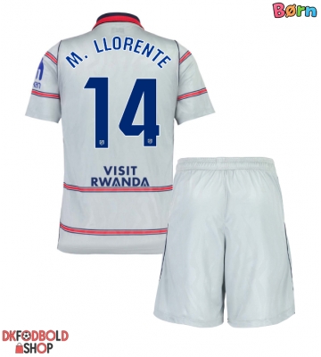 Atletico Madrid Marcos Llorente #14 Tredje trøje Børn 2026-27 Kort ærmer (+ korte bukser)